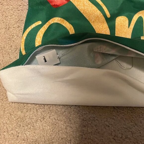 Two Christmas 17" Pillow Covers Case Light Up Let It Snow/Christmas Gnome - Picture 13 of 14